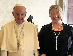 Stockton Professor  Meets With Pope Francis