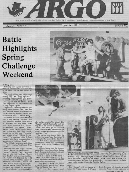 Argo Cover Depicting 1988 Spring Challenge