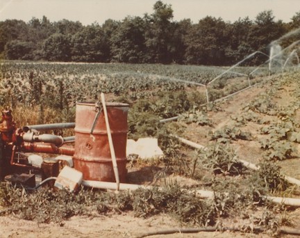 Irrigation Equipment at the Kennedy Farm.