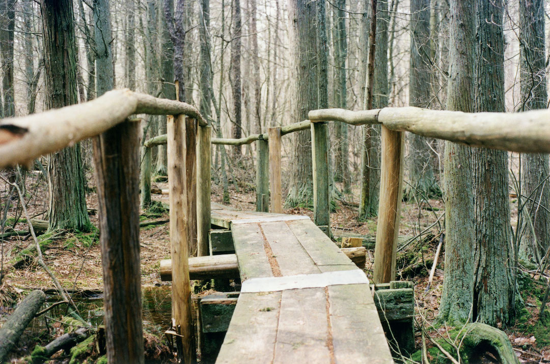 Second iteration of the bridge built around 1989. 