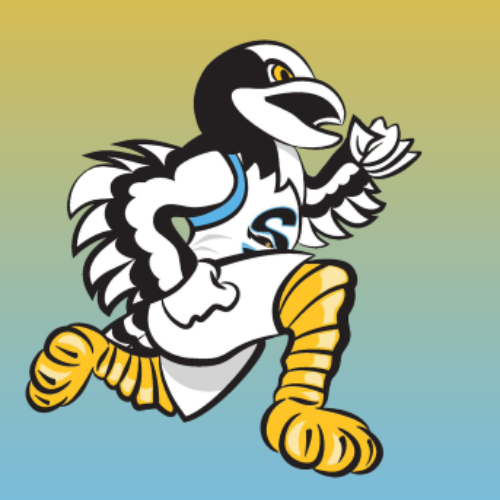 The school mascot, The Osprey