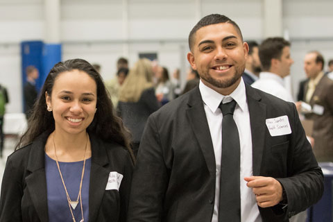 students smiling