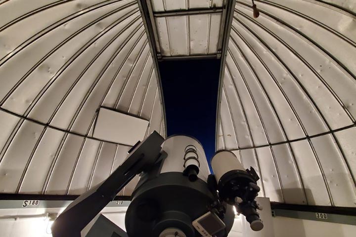 View through Observatory opening